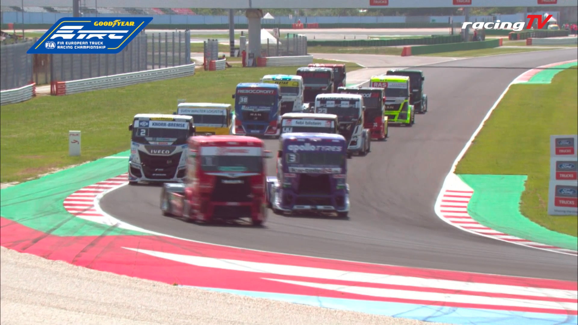 Wieder im Programm Die European Truck Race Championship mit